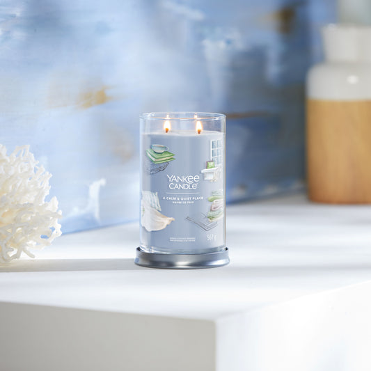 Yankee Candle® Signature Tumbler didelė žvakė – A Calm & Quiet Place