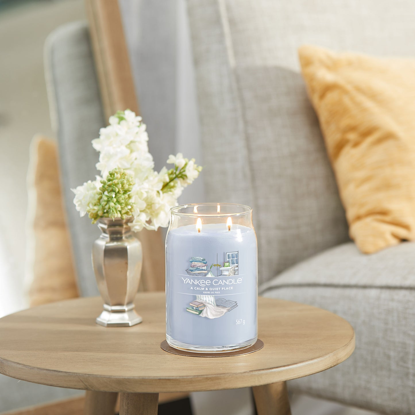 Yankee Candle® Signature didelė žvakė – A Calm & Quiet Place