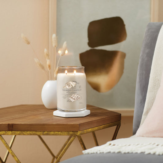 Yankee Candle® Signature didelė žvakė – Warm Cashmere