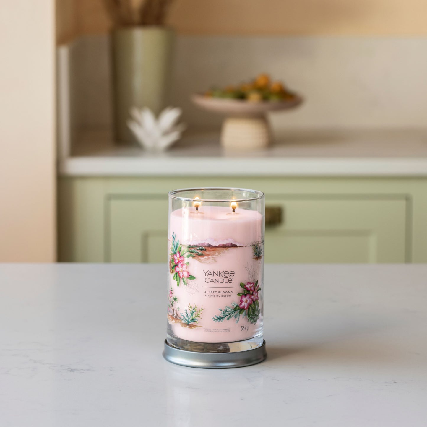 Yankee Candle® Signature Tumbler didelė žvakė – Desert Blooms