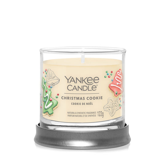 Yankee Candle Signature kolekcijos maža stiklinė žvakė – Christmas Cookie™
