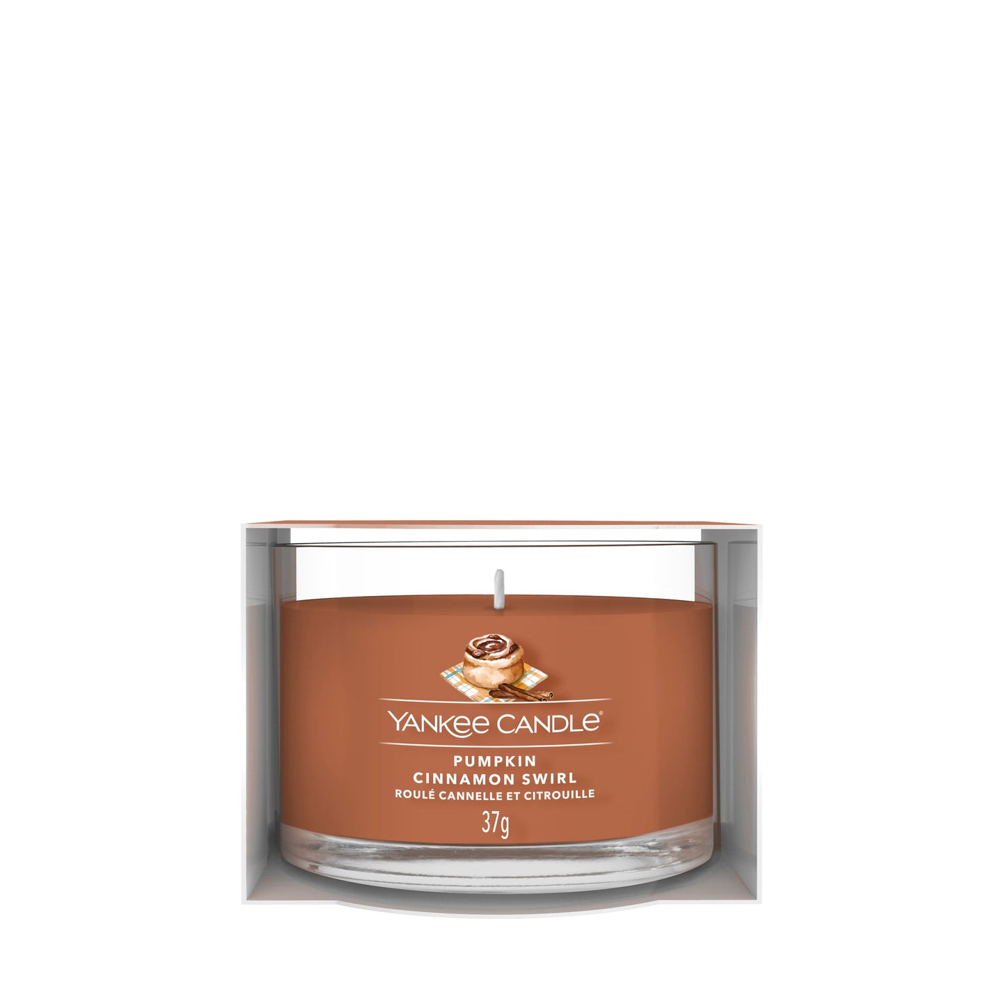 Yankee Candle mini žvakė – Pumpkin Cinnamon Swirl