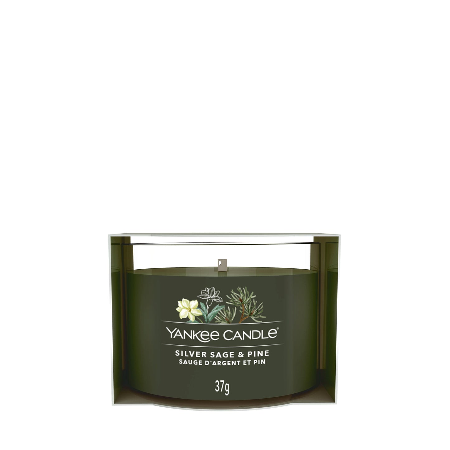 Yankee Candle mini žvakė – Silver Sage & Pine