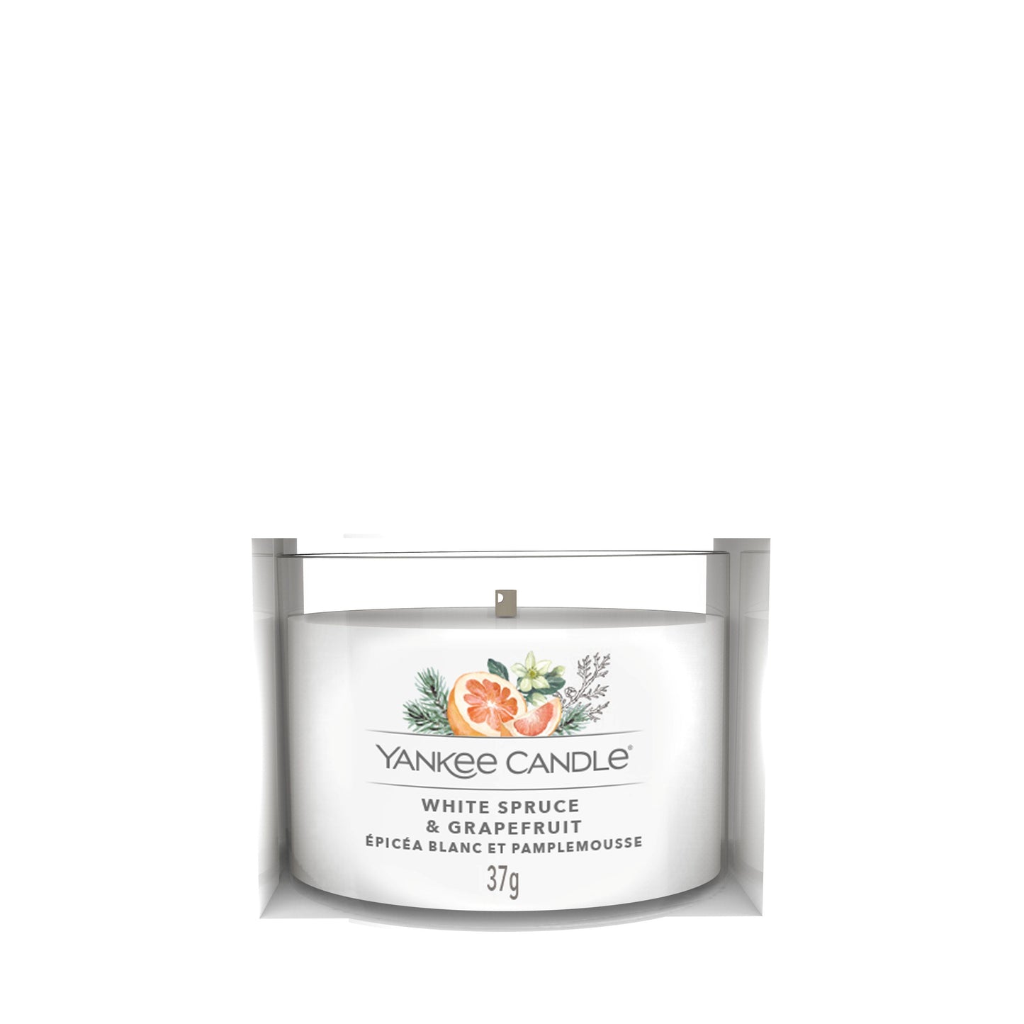 Yankee Candle mini žvakė – White Spruce & Grapefruit