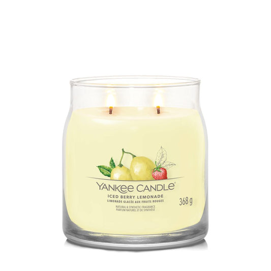 Yankee Candle® Signature vidutinė žvakė – Iced Berry Lemonade