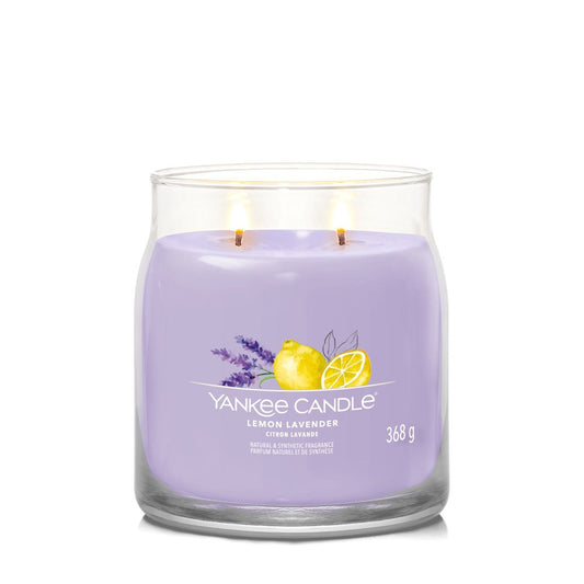 Yankee Candle® Signature vidutinė žvakė – Lemon Lavender