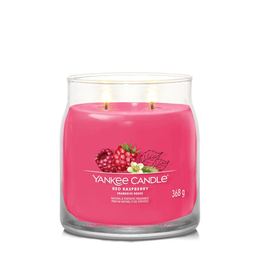 Yankee Candle® Signature vidutinė žvakė – Red Raspberry