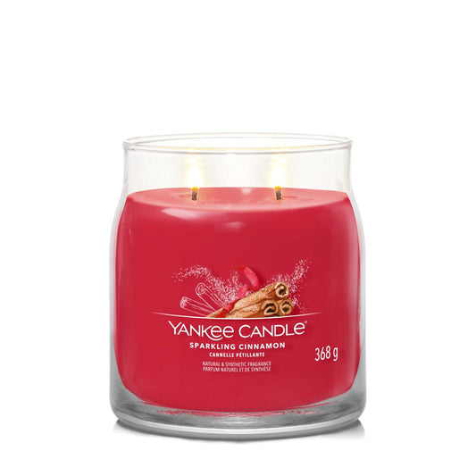 Yankee Candle® Signature vidutinė žvakė – Sparkling Cinnamon