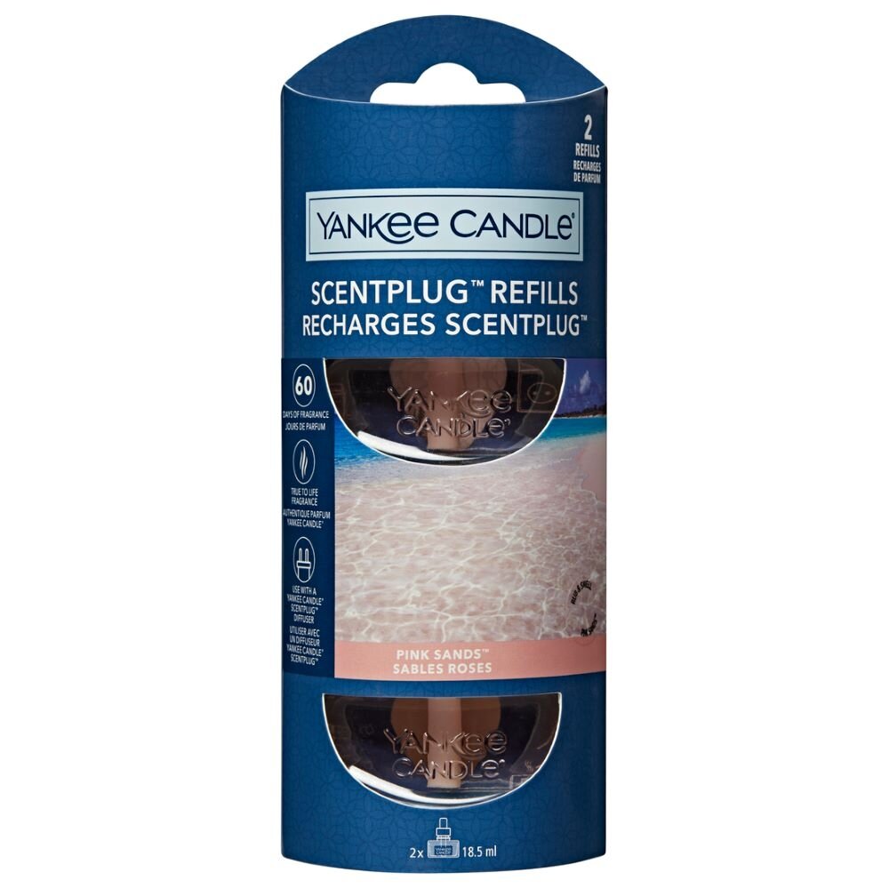 Yankee Candle Kvapų papildymas ScentPlug prietaisui – Pink Sands™(2vnt)
