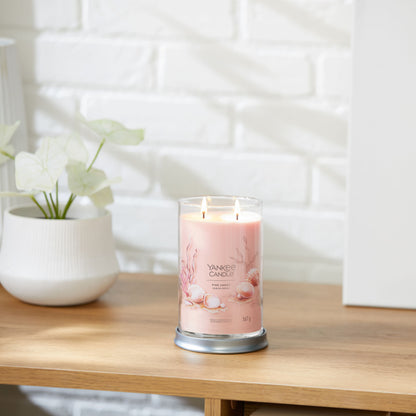 Yankee Candle® Signature Tumbler didelė žvakė – Pink Sands™