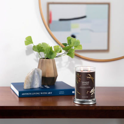 Yankee Candle® Signature Tumbler didelė žvakė – Vanilla Bean Espresso