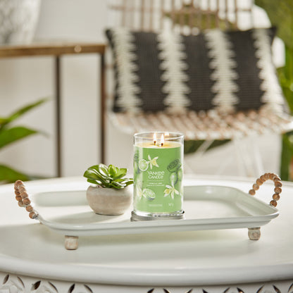 Yankee Candle® Signature Tumbler didelė žvakė – Vanilla Lime