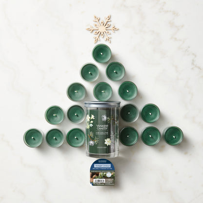 Yankee Candle® Signature Tumbler didelė žvakė – Silver Sage & Pine