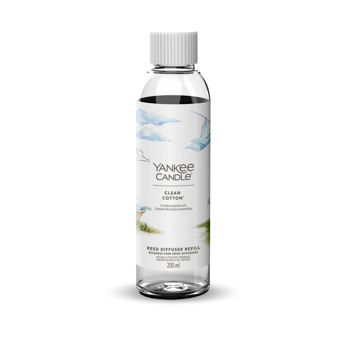 Yankee Candle Clean Cotton® – kvapų difuzoriaus papildymas