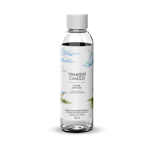 Yankee Candle Clean Cotton® – kvapų difuzoriaus papildymas
