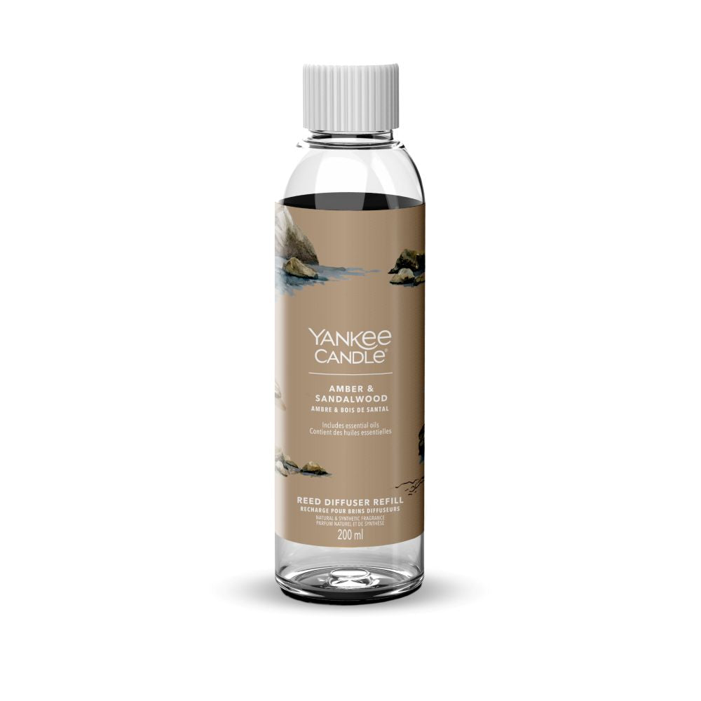 Yankee Candle Amber & Sandalwood – kvapų difuzoriaus papildymas