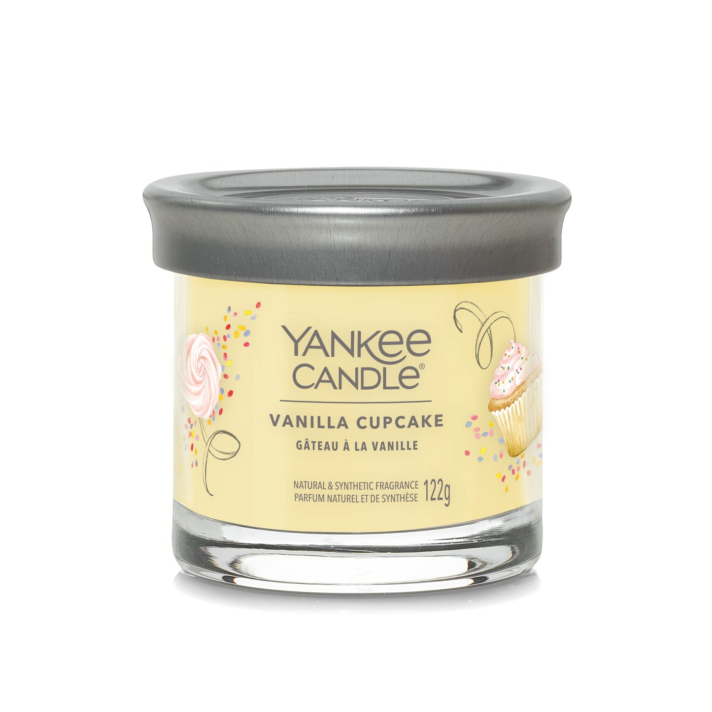 Yankee Candle Signature kolekcijos maža stiklinė žvakė – Vanilla Cupcake