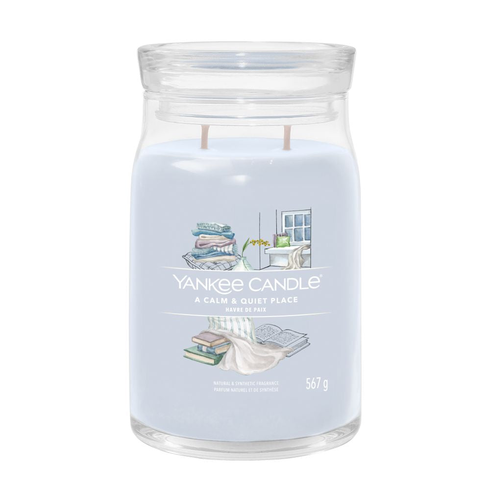 Yankee Candle® Signature didelė žvakė – A Calm & Quiet Place