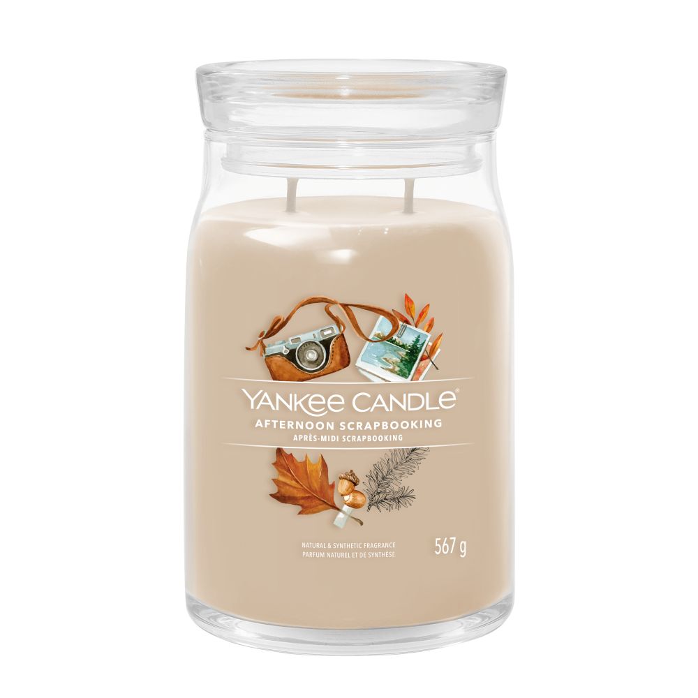 Yankee Candle® Signature didelė žvakė – Afternoon Scrapbooking