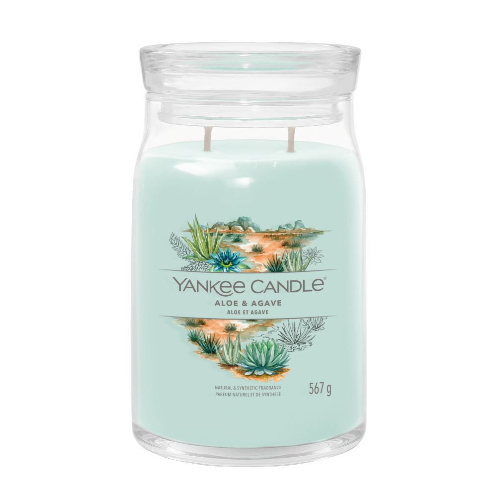 Yankee Candle® Signature didelė žvakė – Aloe & Agave
