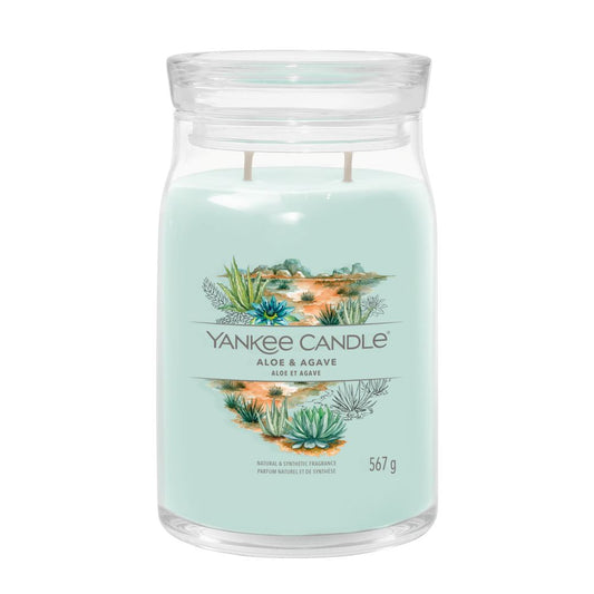 Yankee Candle® Signature didelė žvakė – Aloe & Agave