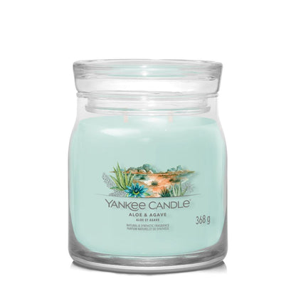 Yankee Candle® Signature vidutinė žvakė – Aloe & Agave