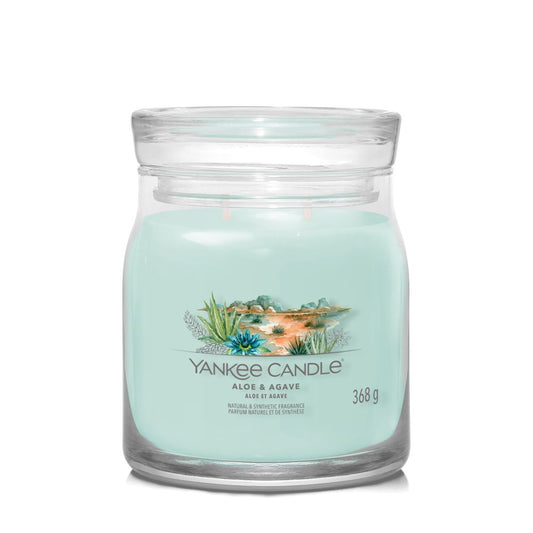 Yankee Candle® Signature vidutinė žvakė – Aloe & Agave