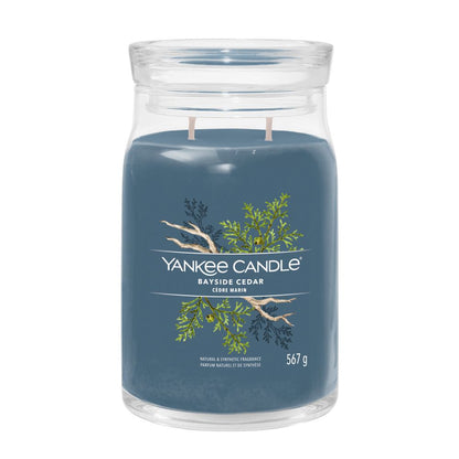 Yankee Candle® Signature didelė žvakė – Bayside Cedar