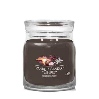 Yankee Candle® Signature vidutinė žvakė – Black Coconut