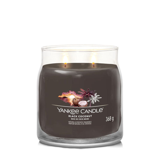 Yankee Candle® Signature vidutinė žvakė – Black Coconut