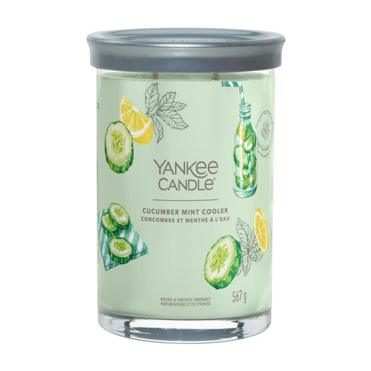 Yankee Candle® Signature Tumbler didelė žvakė – Cucumber Mint Cooler