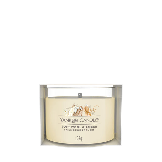 Yankee Candle mini žvakė – Soft Wool & Amber