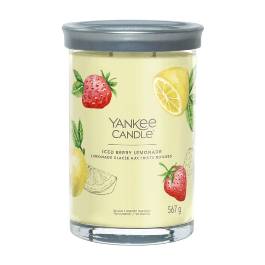 Yankee Candle® Signature Tumbler didelė žvakė – Iced Berry Lemonade