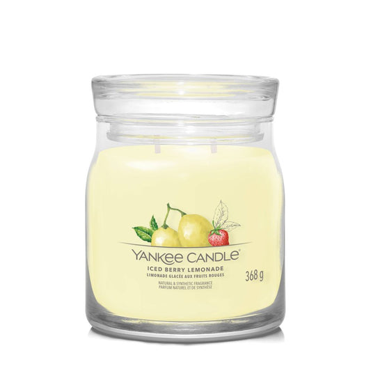 Yankee Candle® Signature vidutinė žvakė – Iced Berry Lemonade
