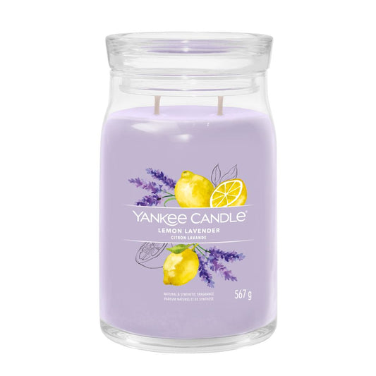 Yankee Candle® Signature didelė žvakė – Lemon Lavender