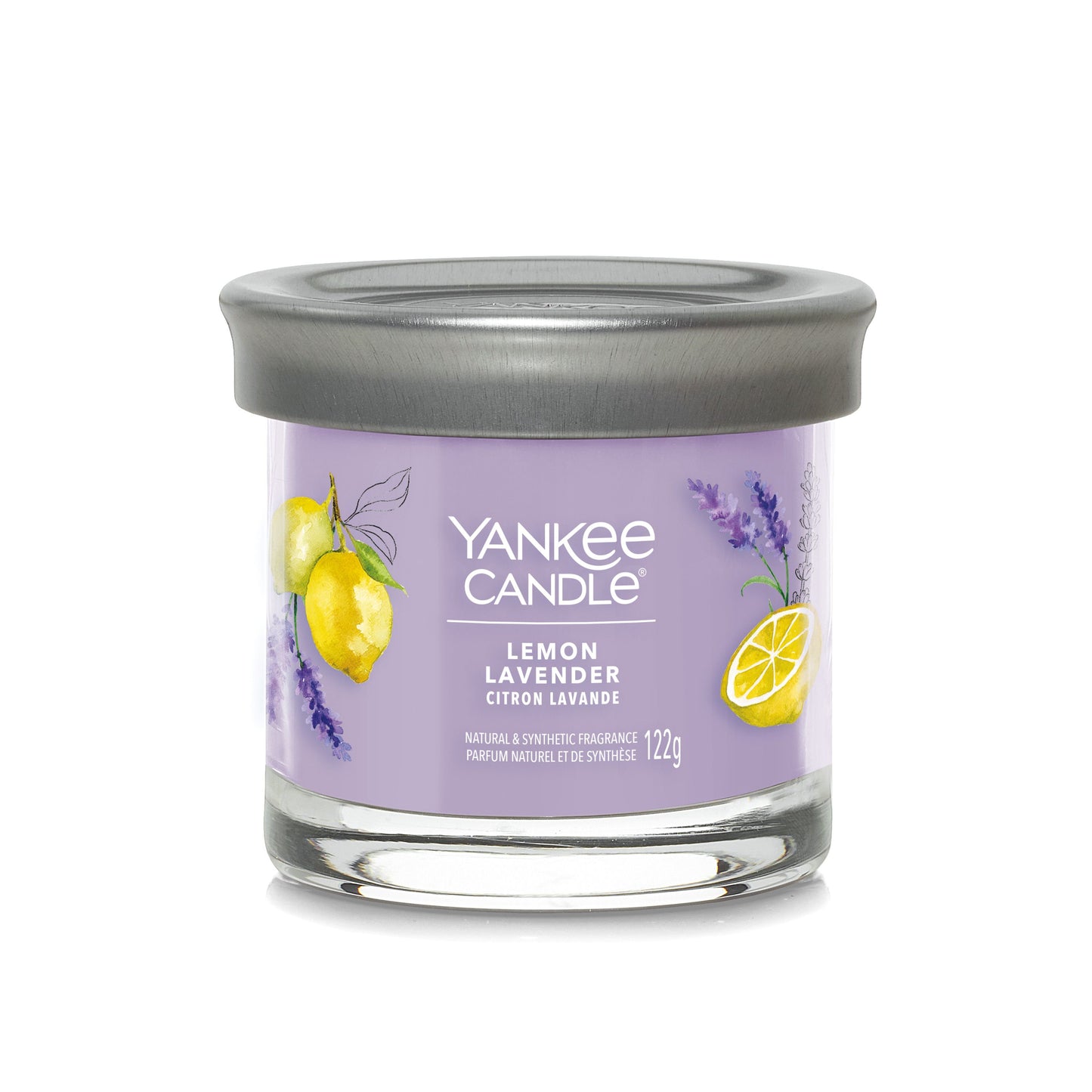 Yankee Candle Signature kolekcijos maža stiklinė žvakė – Lemon Lavender