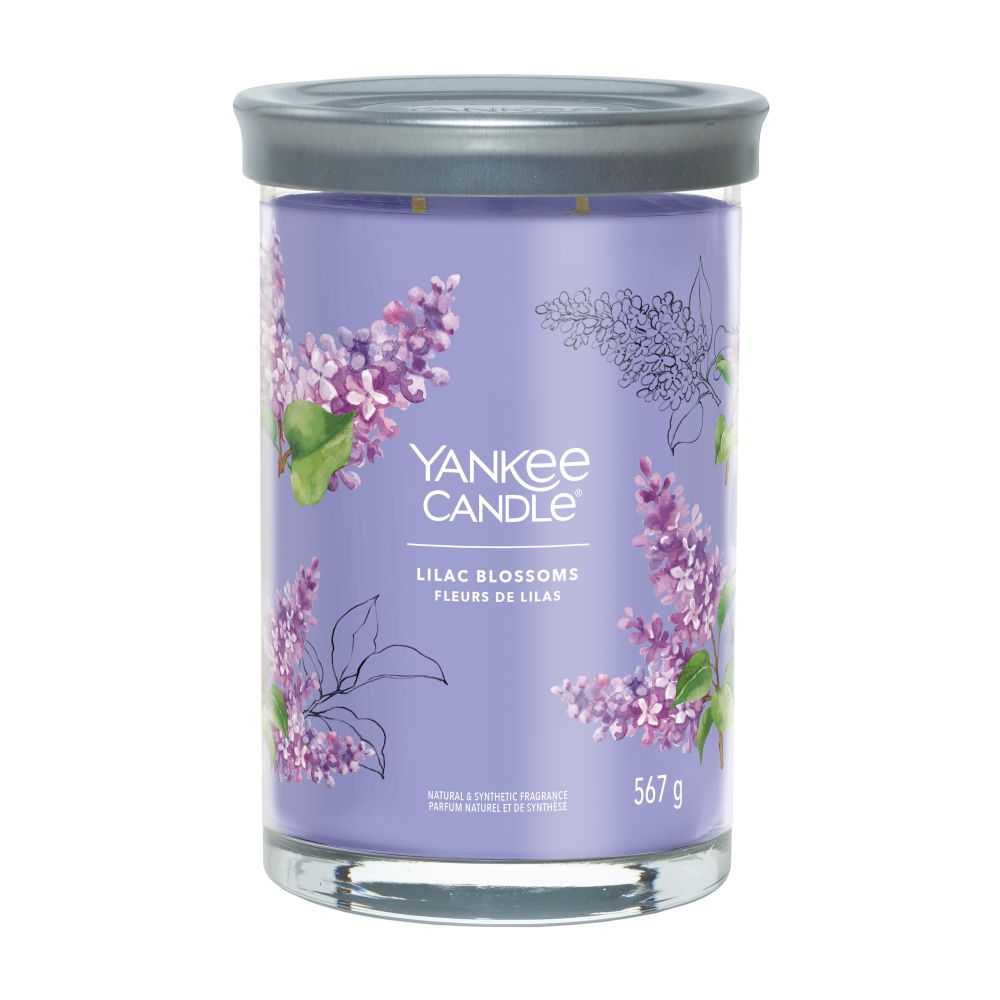 Yankee Candle® Signature Tumbler didelė žvakė – Lilac Blossoms