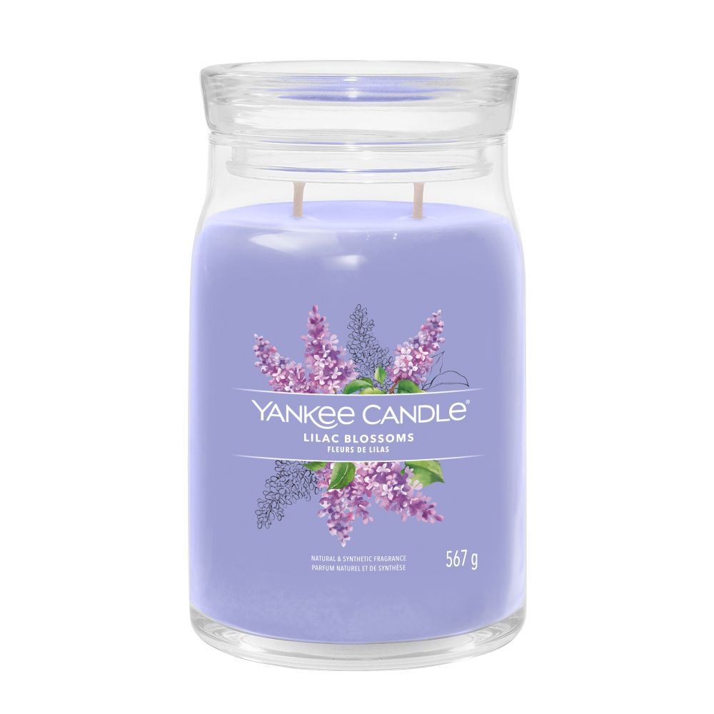 Yankee Candle® Signature didelė žvakė – Lilac Blossoms