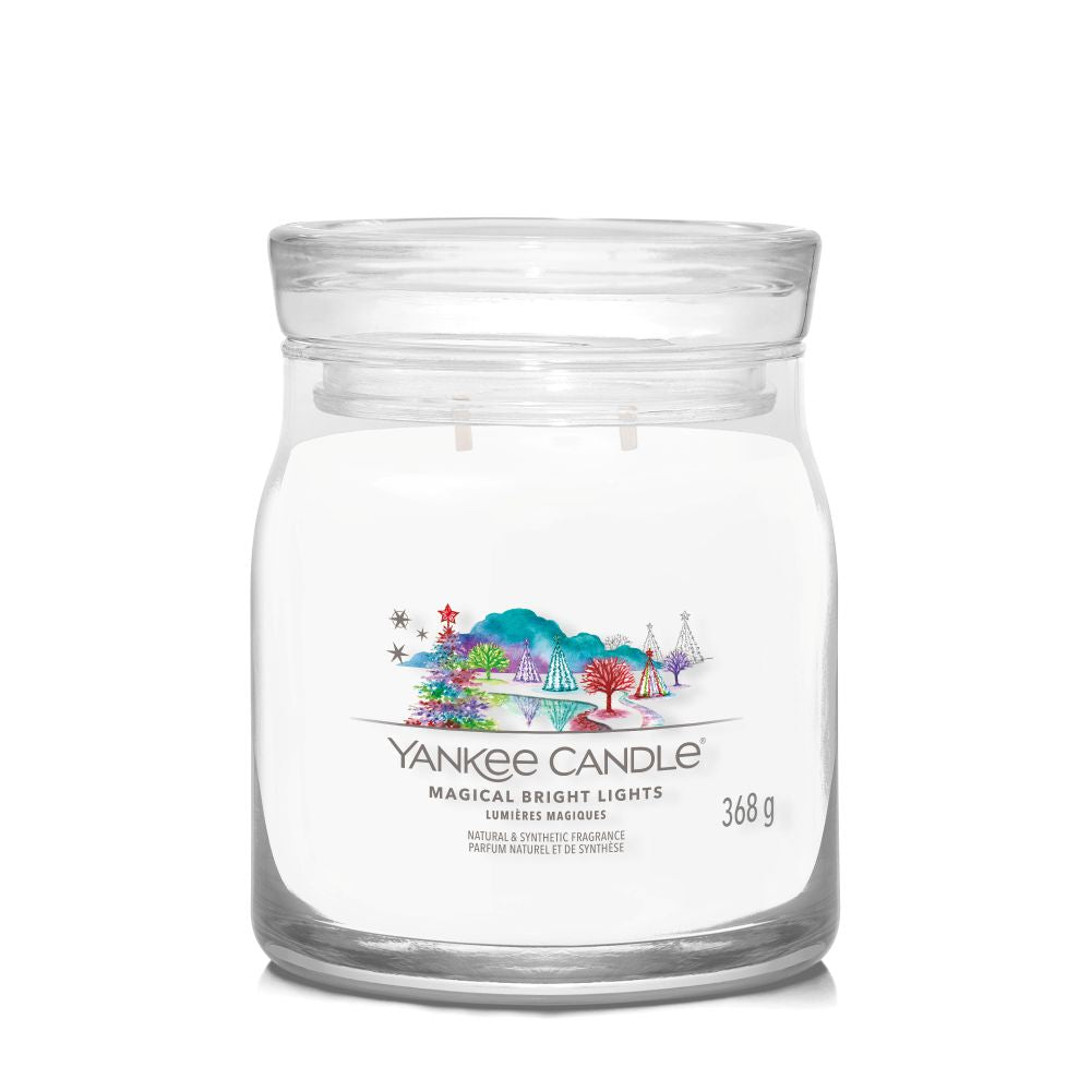 Yankee Candle® Signature vidutinė žvakė – Magical Bright Lights