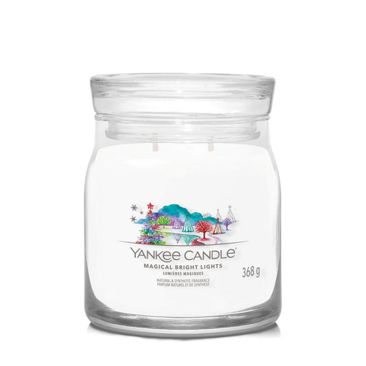 Yankee Candle® Signature vidutinė žvakė – Magical Bright Lights