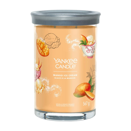 Yankee Candle® Signature Tumbler didelė žvakė – Mango Ice Cream