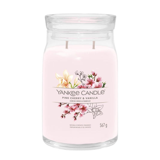 Yankee Candle® Signature didelė žvakė – Pink Cherry & Vanilla