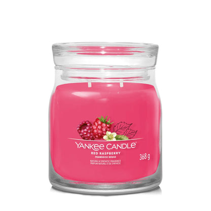 Yankee Candle® Signature vidutinė žvakė – Red Raspberry