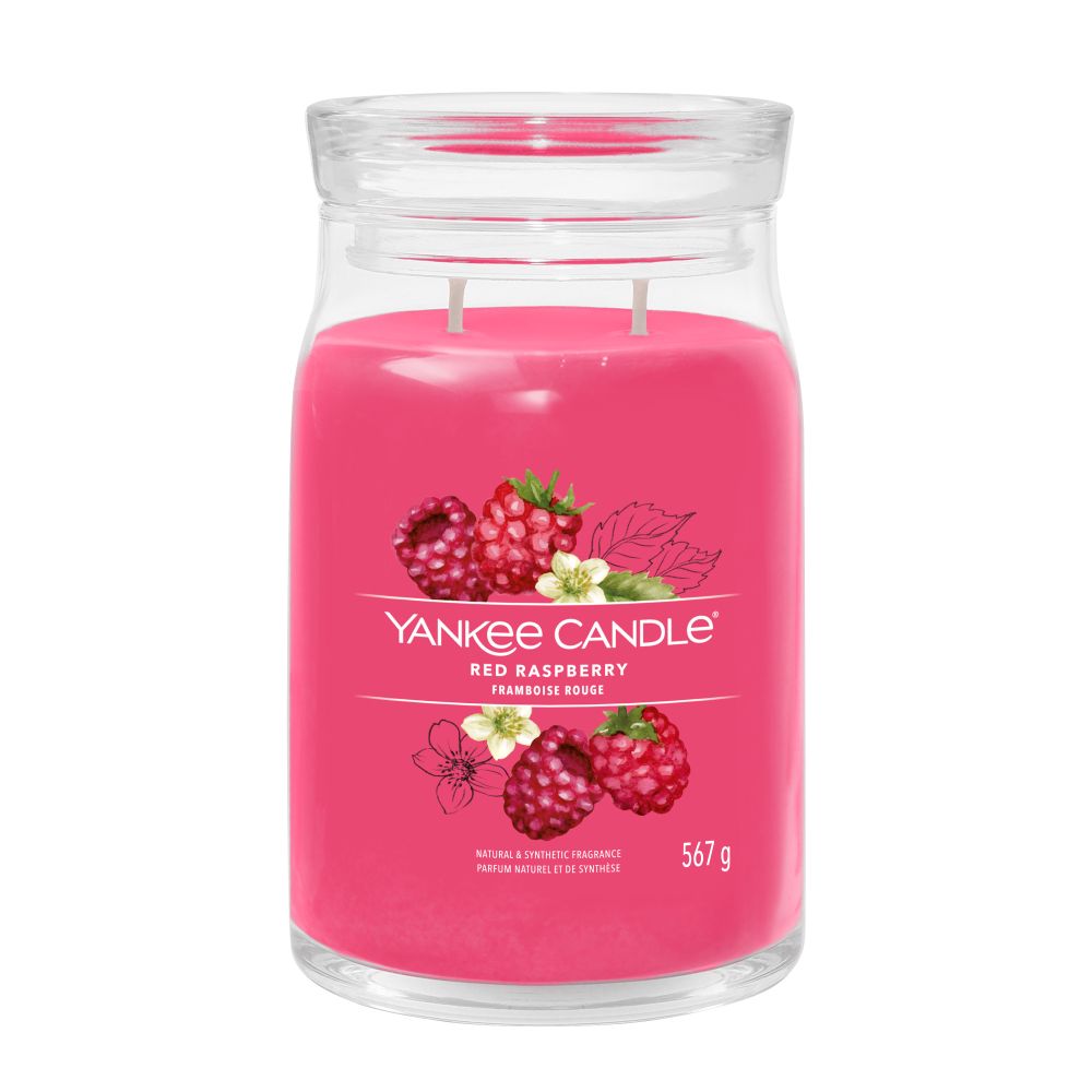 Yankee Candle® Signature didelė žvakė – Red Raspberry