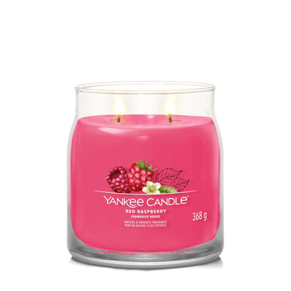 Yankee Candle® Signature vidutinė žvakė – Red Raspberry