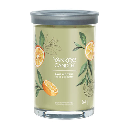 Yankee Candle® Signature Tumbler didelė žvakė – Sage & Citrus