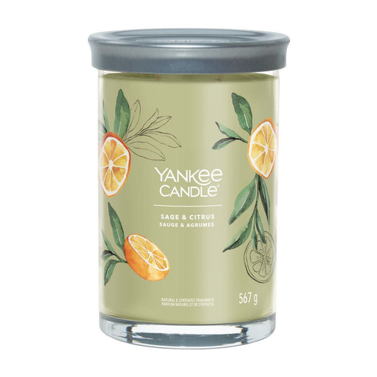 Yankee Candle® Signature Tumbler didelė žvakė – Sage & Citrus