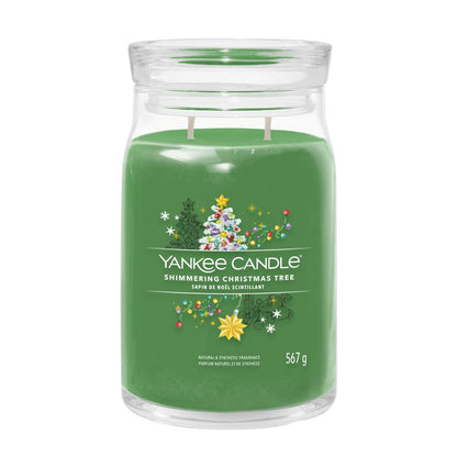 Yankee Candle® Signature didelė žvakė – Shimmering Christmas Tree