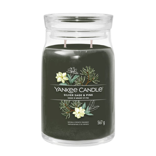 Yankee Candle® Signature didelė žvakė – Silver Sage & Pine