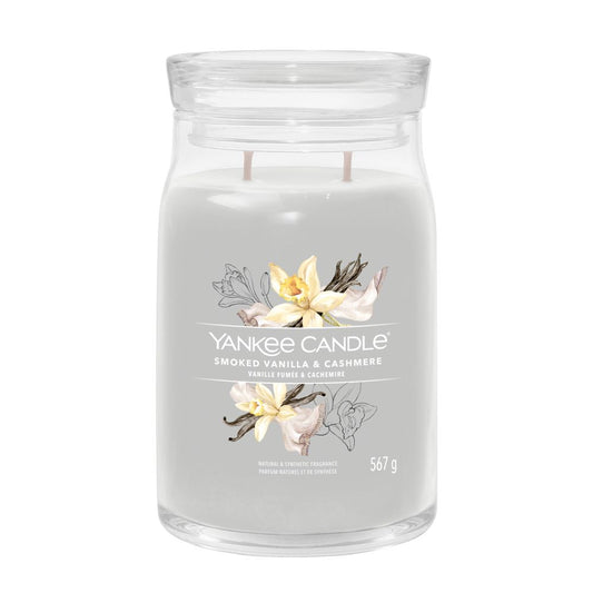 Yankee Candle® Signature didelė žvakė – Smoked Vanilla & Cashmere